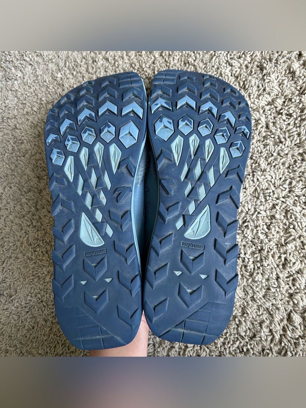 Altra Lone Peak 8 Trail Running Shoes Mens 12.5 Mineral Blue EGO MaxTrac Sneaker - Picture 16 of 16